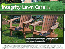 Tablet Screenshot of integritylawncarellc.com